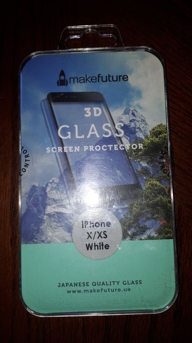 Защитное стекло MakeFuture 3D Apple iPhone X/XS
