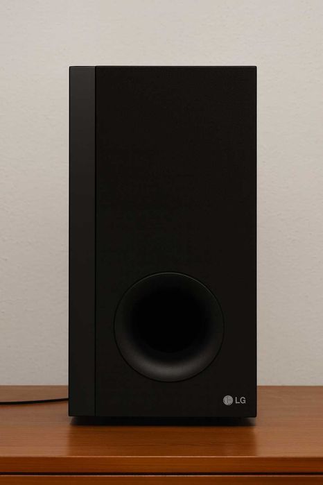 Home cinema LG (leitor DVD, Subwoofer e 5 colunas)