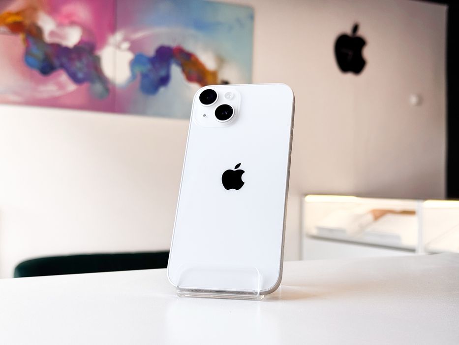 iPhone 14 128 GB Biała Perelka Super Stan Sklep Gwarancja