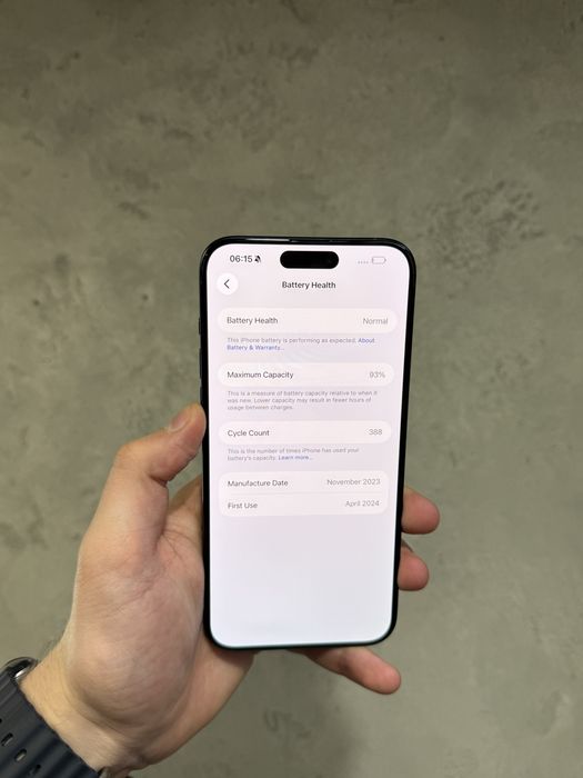 iPhone 15 Pro Max 256 Blue 93% global