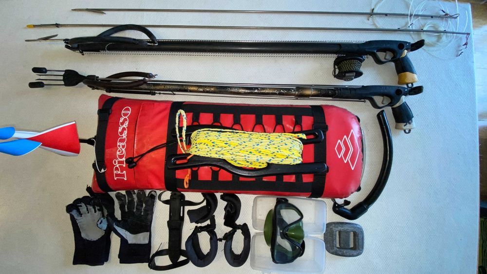 material pesca submarina