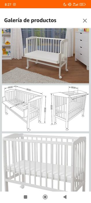Berço bebe waldin + colchão + 4 capas.