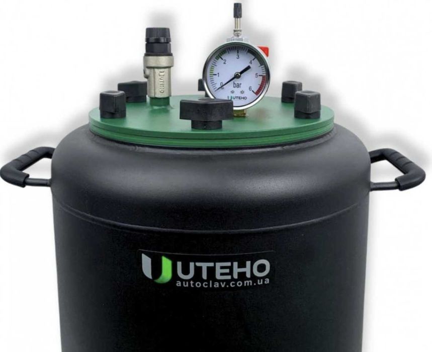 Фланцевий газовий автоклав фірми УТЕХО на 24 баночки з гарантією!