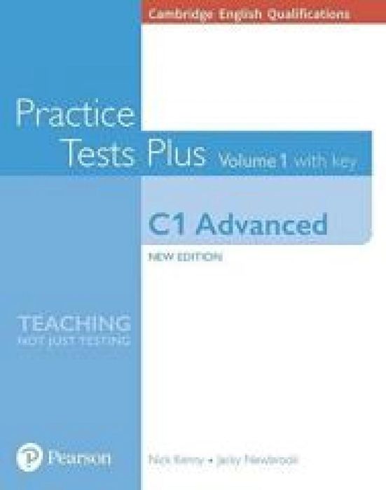 Practice Tests Plus. Volume 1 with key C1 Advanced Longman Pearson