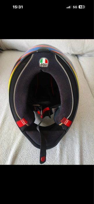 Capacete agv veloce s saleluna