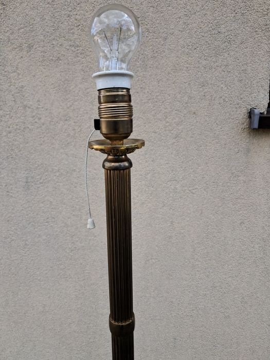 Lampa podłogowa mosiądz