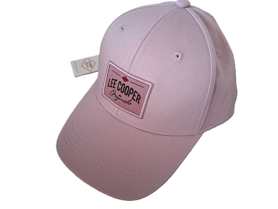 Czapka z daszkiem damska LEE COOPER różowa nowa