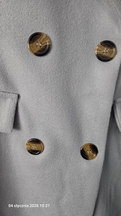 Płaszcz damski zimowy szary