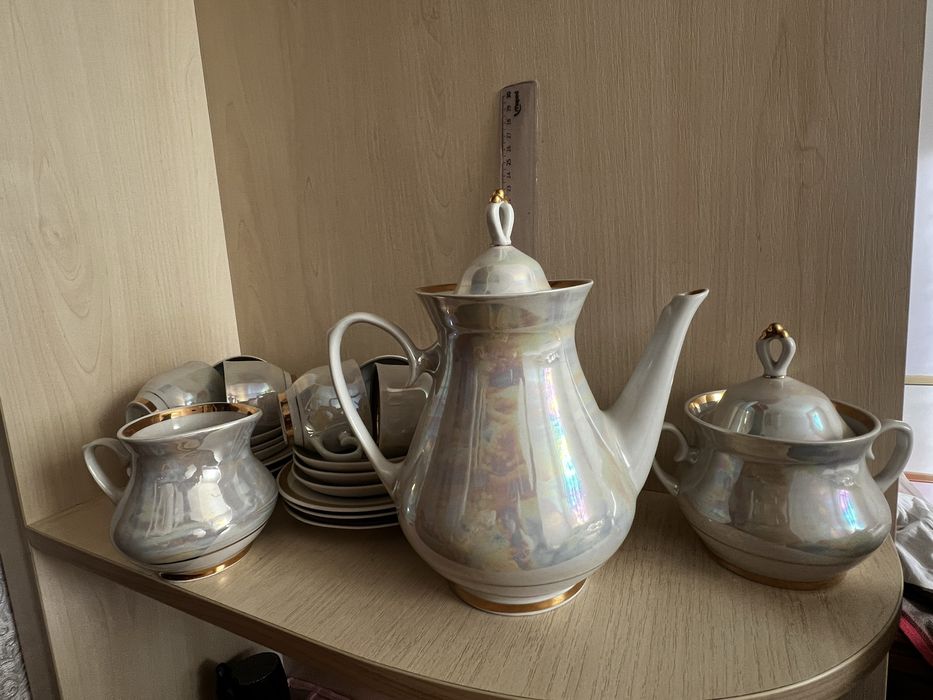 Кофейниц сервиз новый Полтавский фарфоровый завод  21 предмет