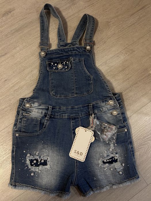 Новий Джинсовий комбінезон для дівчинки