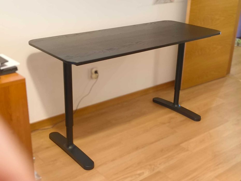 IKEA Secretária BEKANT preta 140x60