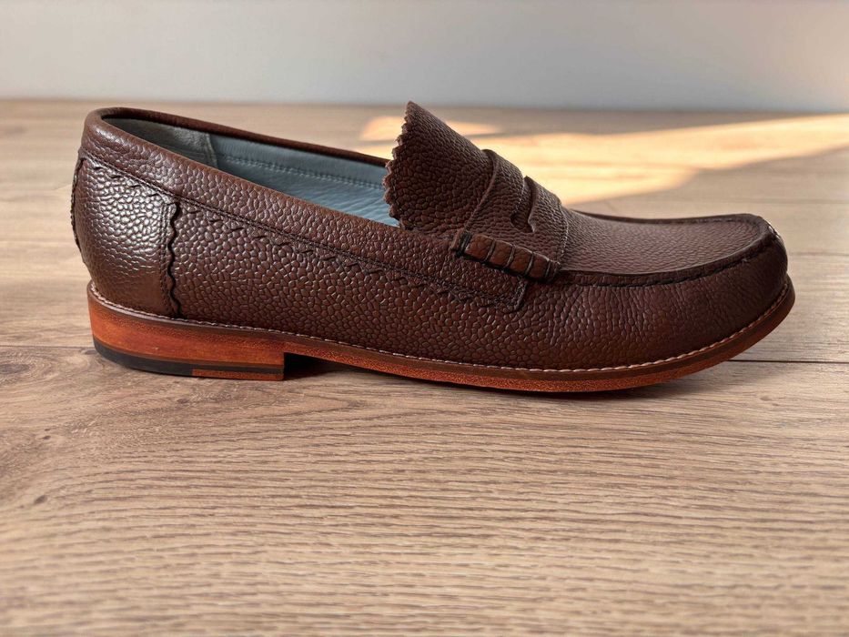 Шкіряні пенні-лофери Grenson Ashley, зерниста шкіра, оригінал стан - нові