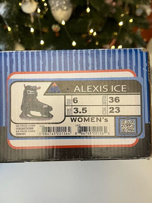 Ковзани K2 Alexis ice, розмір 36