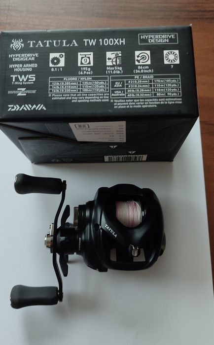 Kołowrotek/multiplikator Daiwa Tatula TW 100X