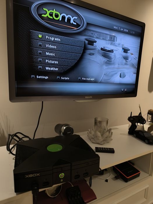 Xbox classica com chip modchip 500gb