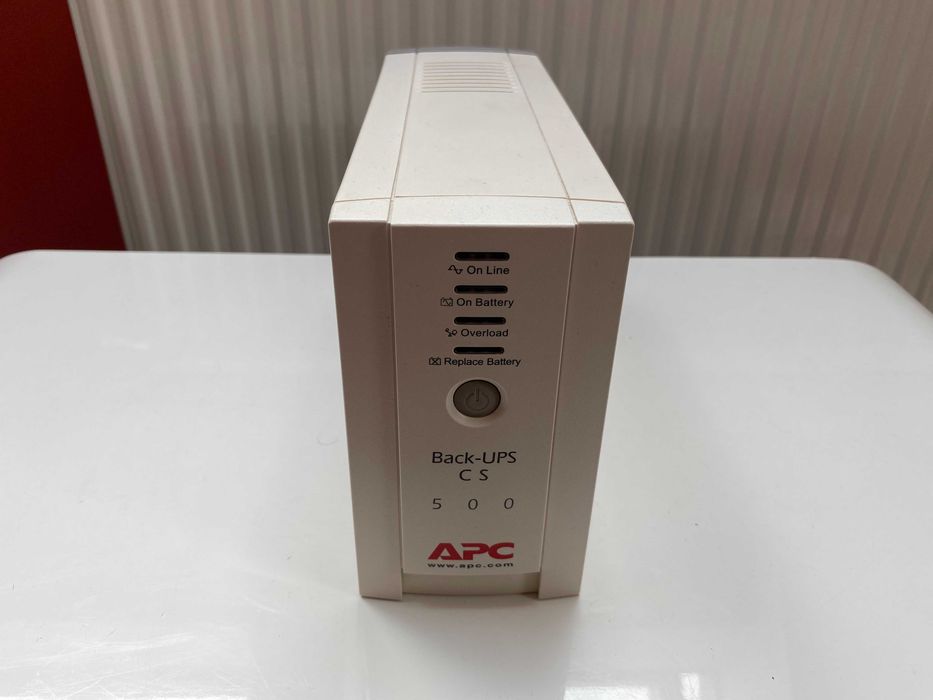 UPS zasilacz awaryjny APC Back-UPS CS 500 BK500EI BDB. stan + bateria + przewody