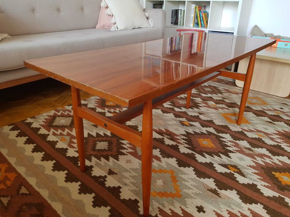 Stolik kawowy ława prl vintage