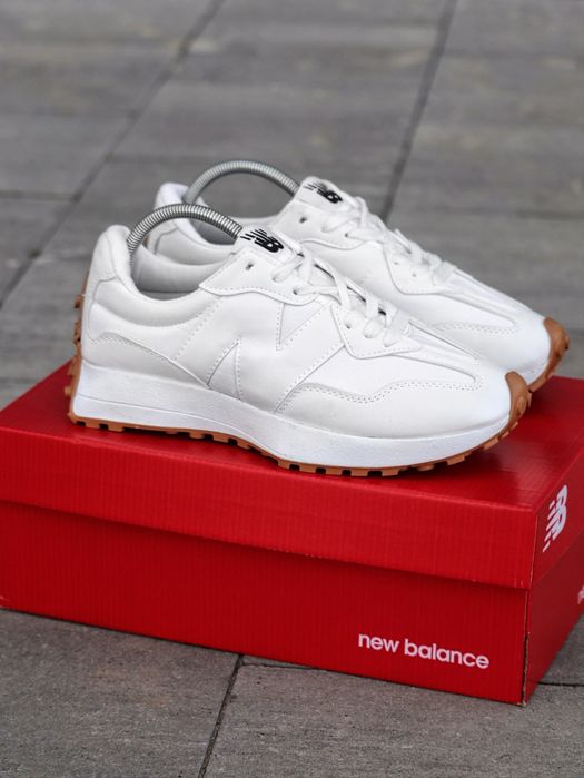 Кросівки Кроссовки New Balance 327 Full White Белый Білий Кросовки демісезон