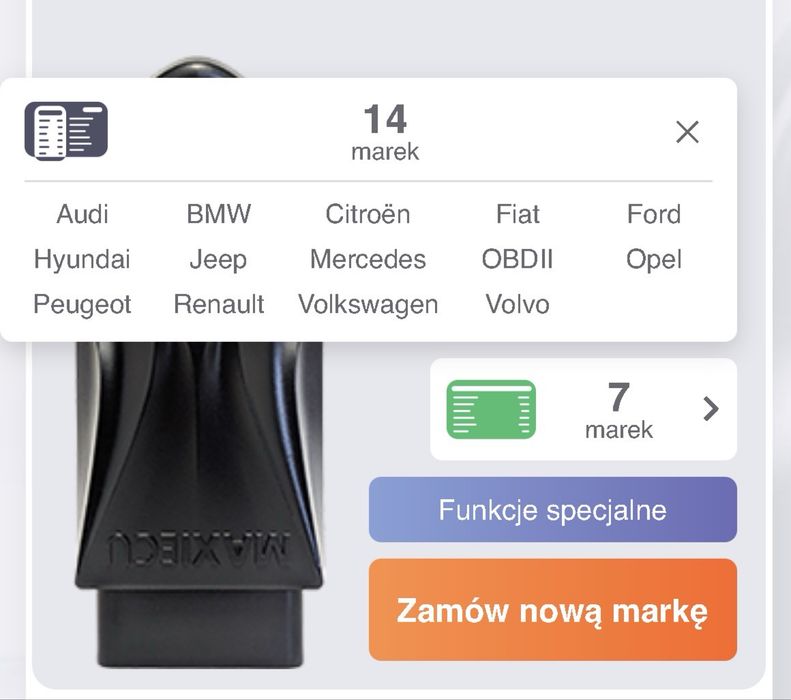 Interfejs MaxiEcu + 13 marek