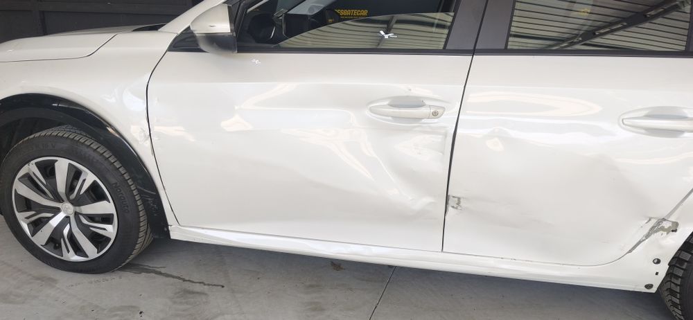 Peugeot 208 elétrico salvado