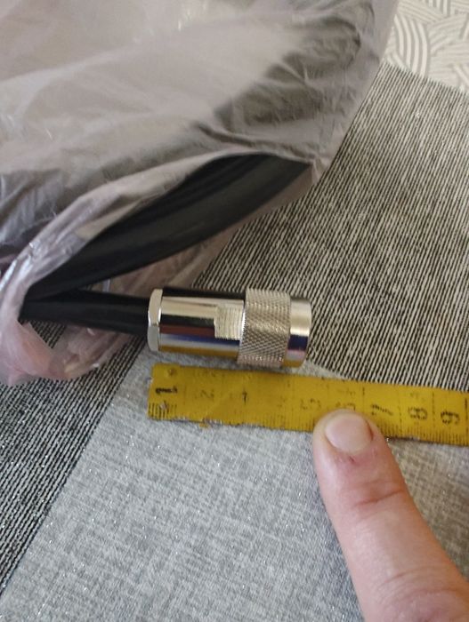 Профессиональный коаксильный кабель BELDEN RG-8 N type коннектор (5 м)