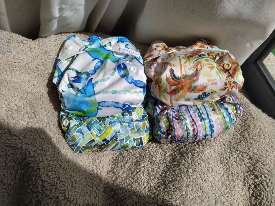 4 Fraldas reutilizáveis Pico Tango