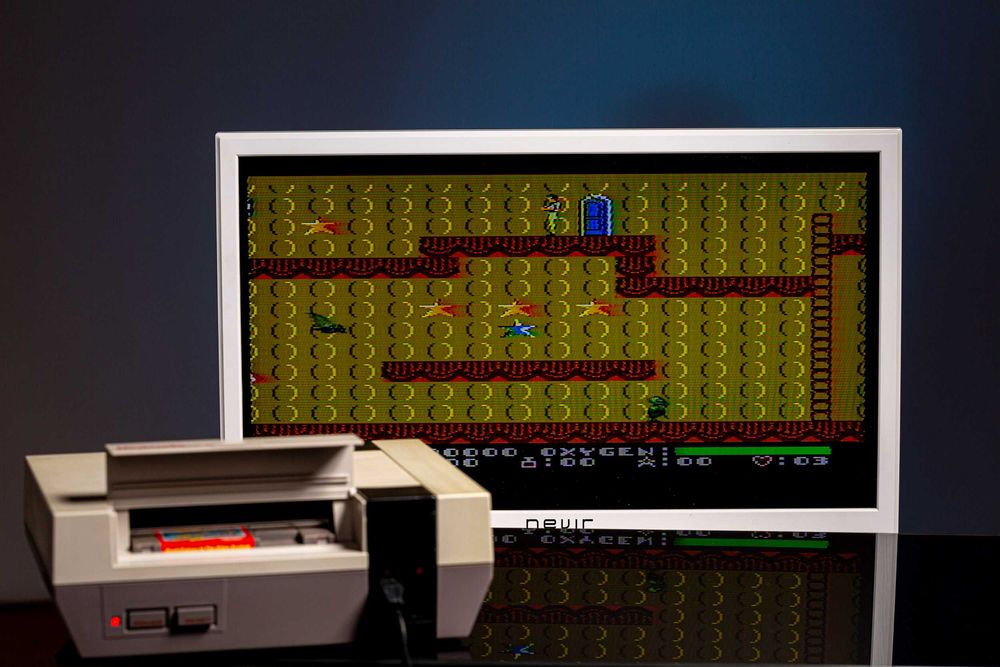 Jogo para Nintendo NES Dash Galaxy : Alien Asylum