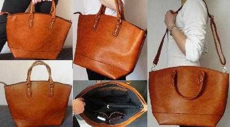 Torba damska shopperka xxl wysoka jakość. Praca, szkoła, uczelnia!!!