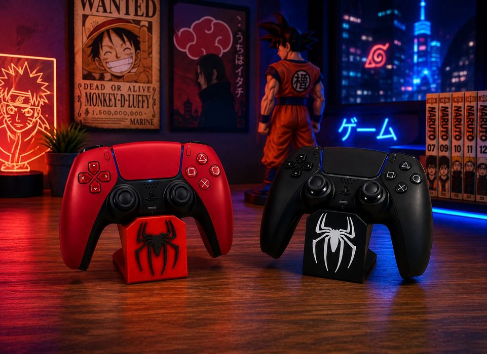 2 suportes comando - impressāo 3d homem aranha