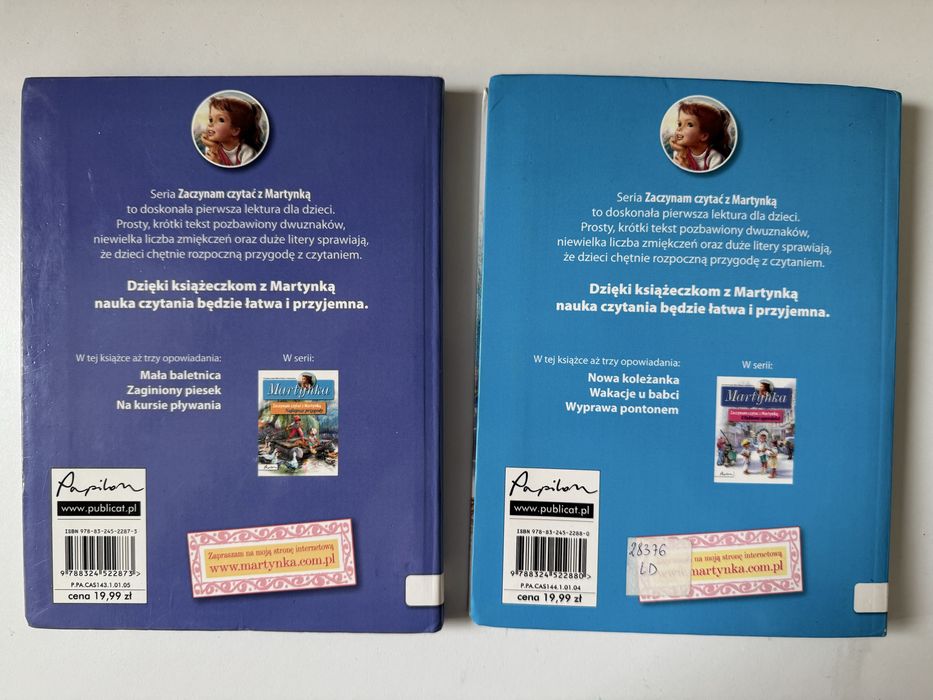 Martynka zaczynam czytać z Martynką - 2 książki