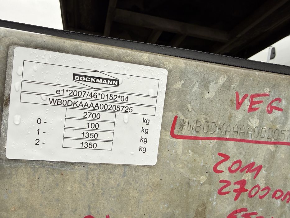 wywrotka kiper Boeckmann 2011 r 2.7t