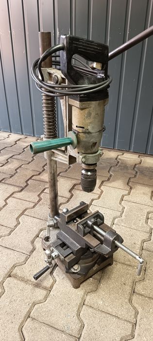 Wiertarka stołowa celma stojak imadło krzyżowe