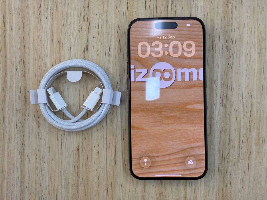 /13633/ iPhone 15 Pro 256GB eSim Black Titanium Обмін Гарантія