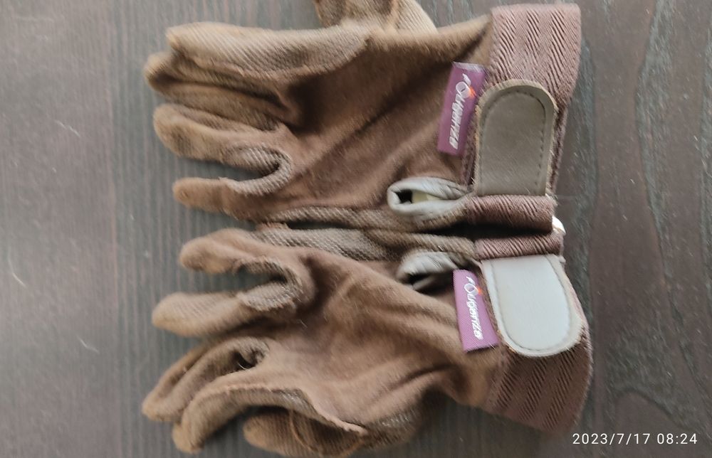 Luvas para equitação Fouganza