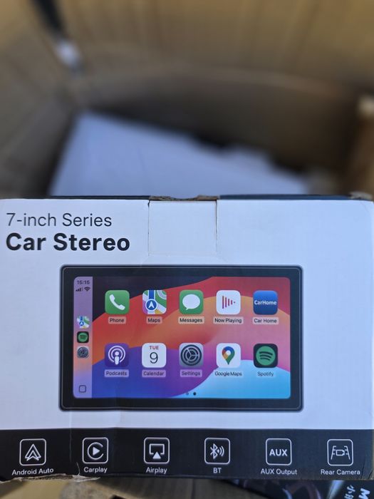 Carplay 7 polegadas de tablier