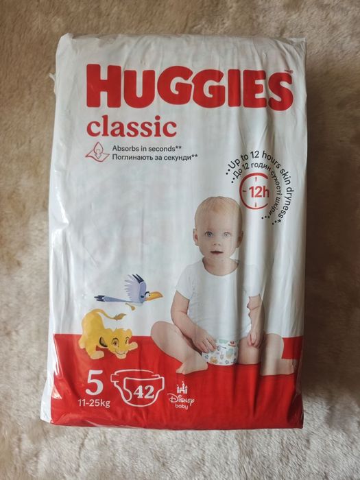 Підгузки 5 памперси Huggies