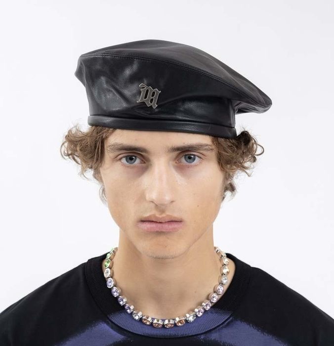 Misdhv Vegan Leather Beret