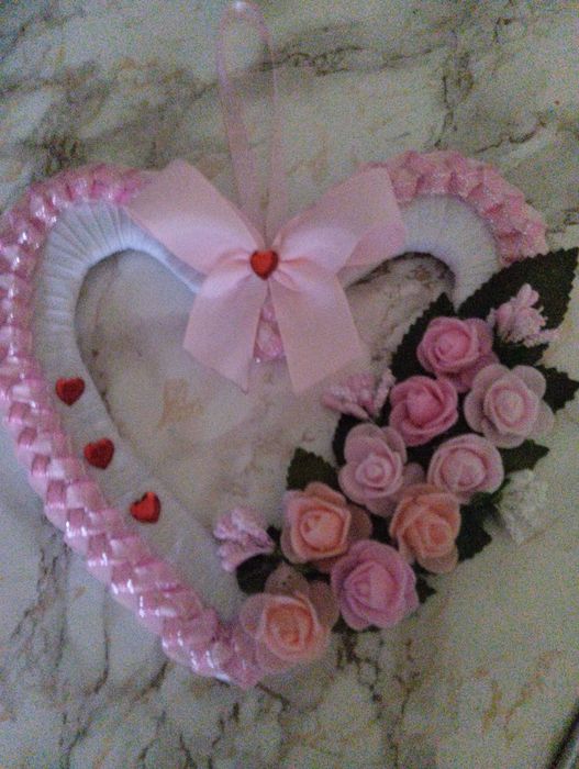 Объемные композиции  ко дню святого Валентина ручной работы