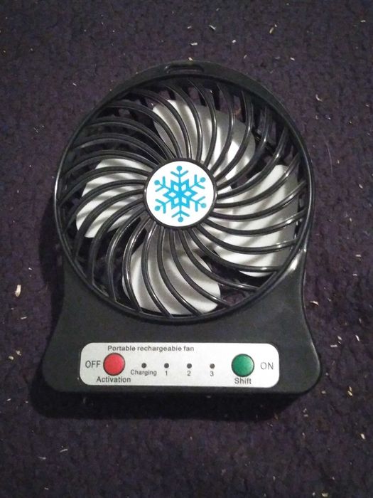 mały wiatrak wentylator usb