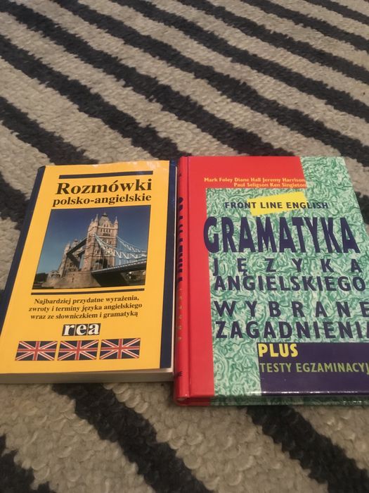 Gramatyka i rozmowki polsko -angielskie . 2 książki