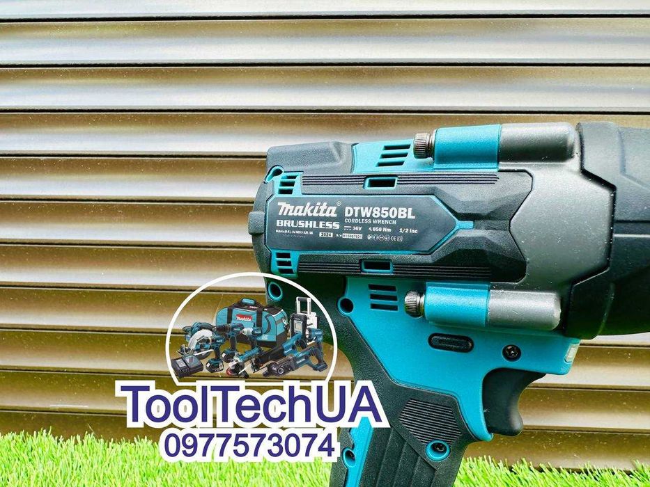 Гайковерт на Акумуляторі Ударний Макіта DTW850BL Потужність 850Nm 1/2