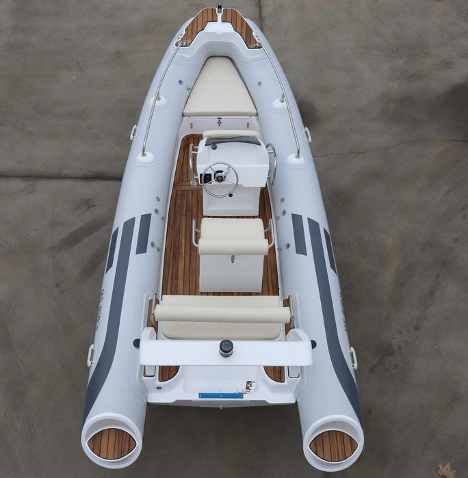 Motorówka, Hypeboat, Łódź, Wędkarska - MS-RIB’s R520B Hypalon