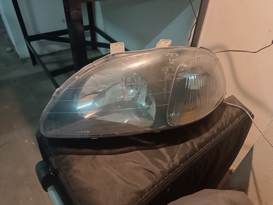 Faróis fundo negro Civic EK96-98