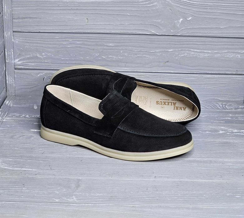 Мужские замшевые синие коричневые черные бежевые серые лоферы туфли!!!