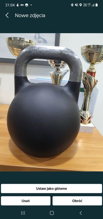 Kettlbel turniejowy 7 kg