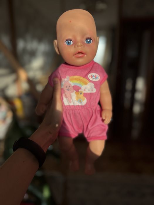 Ліжко та лялька baby born