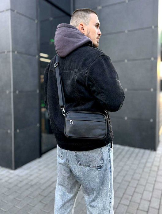 Стильна та мінімалістична шкіряна сумка