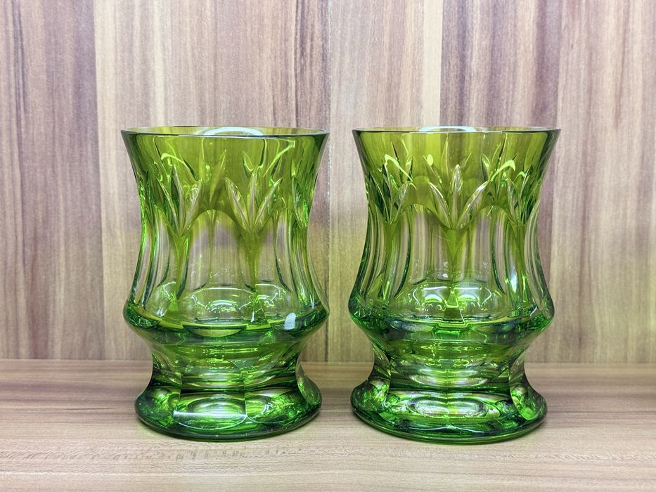 Винтажные хрустальные стаканы для воды WMF Cristal Cabinet GDR Германи