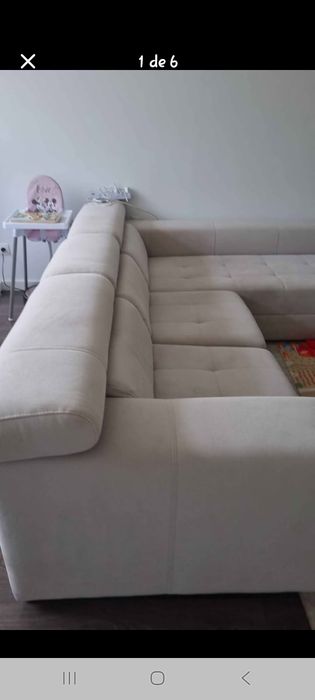 Sofa cinza claro