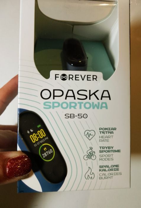 Opaska na nadgarstek sportowa Forever,nowa